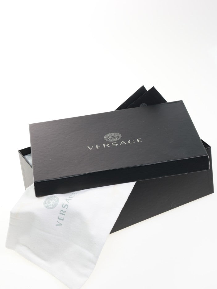 PHILIPP PLEIN sandals white with rhinestones and rivets size. 40