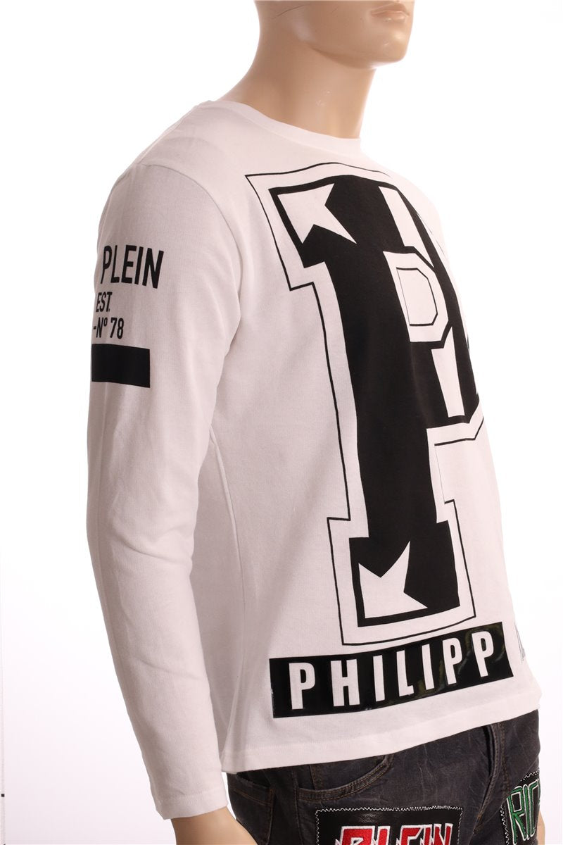 PHILIPP PLEIN Gr. L Logo Pullover