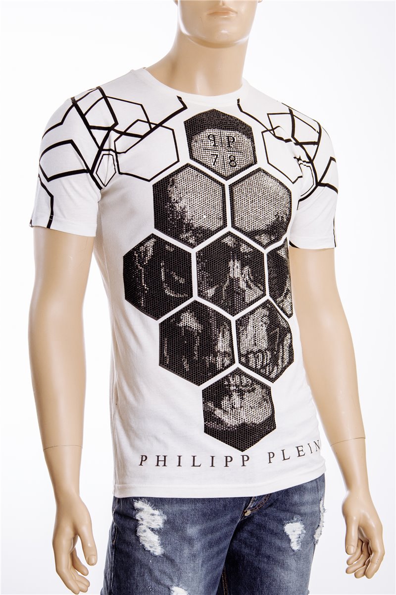 PHILIPP PLEIN shirt size S rhinestones