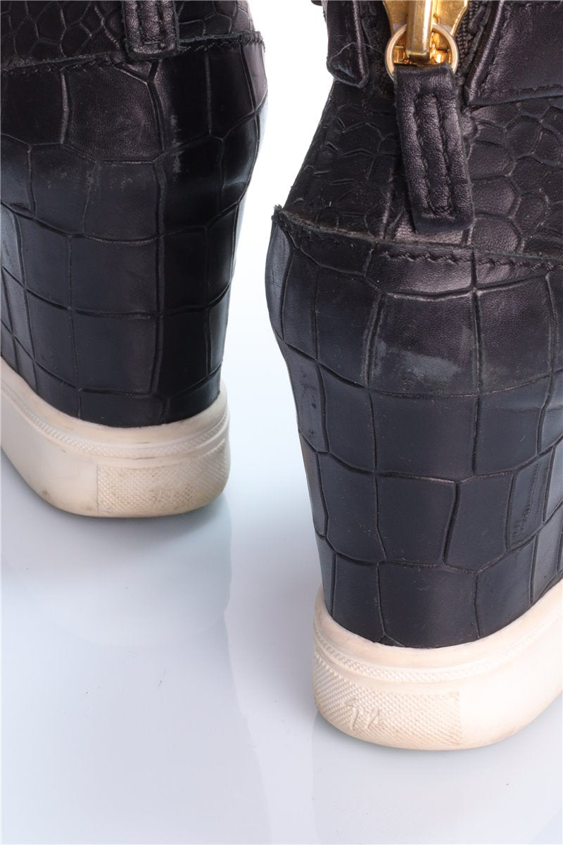 GIUSEPPE ZANOTTI sneakers sneakers alte nero oro taglia. 37