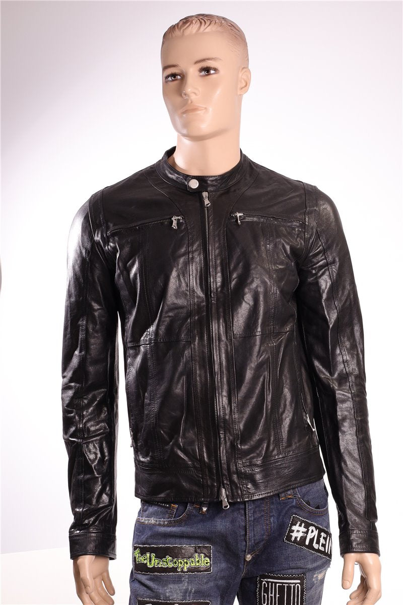 ALTER EGO leather jacket men's size. 50