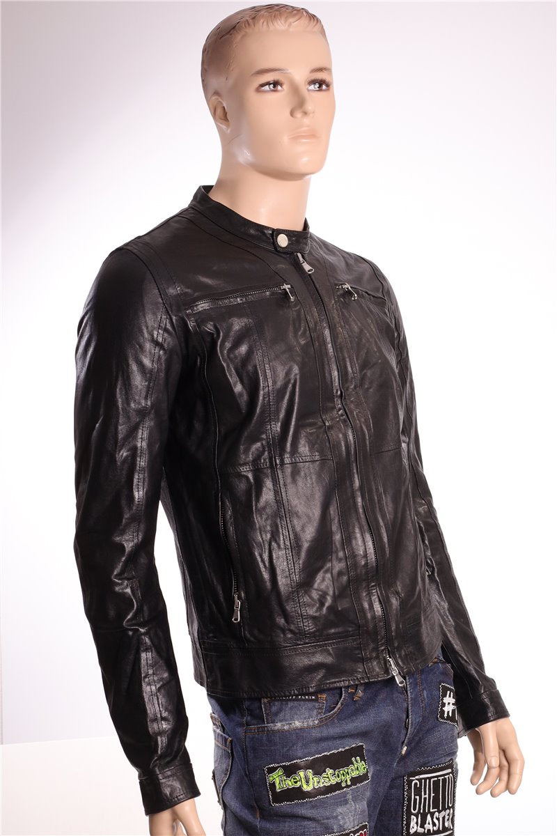 ALTER EGO leather jacket men's size. 50