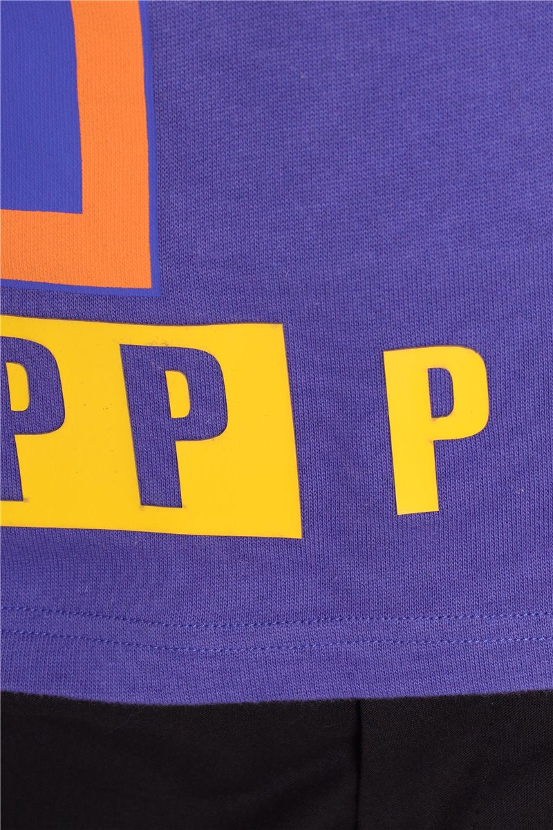 PHILIPP PLEIN sweatshirt shirt royal blue size. L