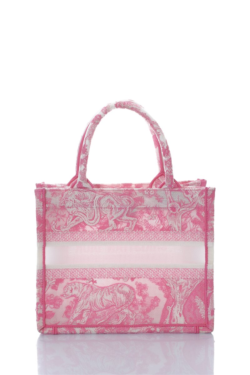 DIOR BOOK TOTE BAG D-Royaume d'Amour limited transparent pink