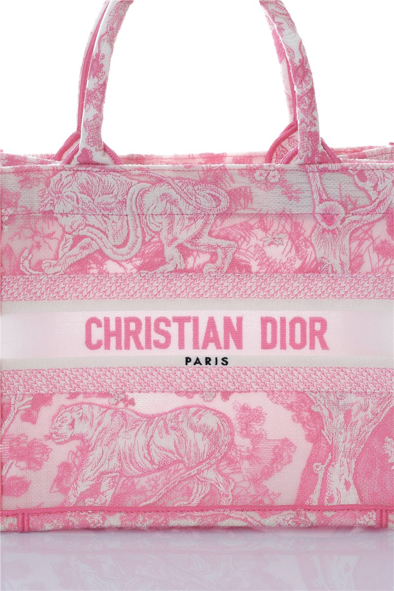 BORSA TOTE DIOR BOOK D-Royaume d'Amour in edizione limitata rosa trasparente