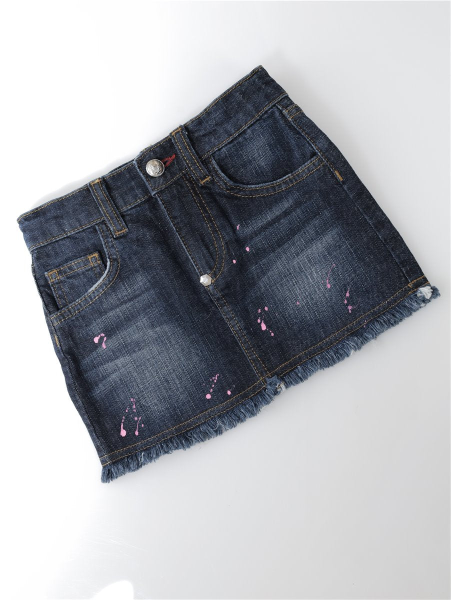 PHILIPP PLEIN minigonna gonna bambina 4 anni gonna denim